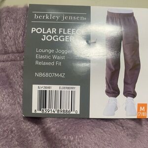 New Polar Fleece Jogger sweatpants size M (7/8)